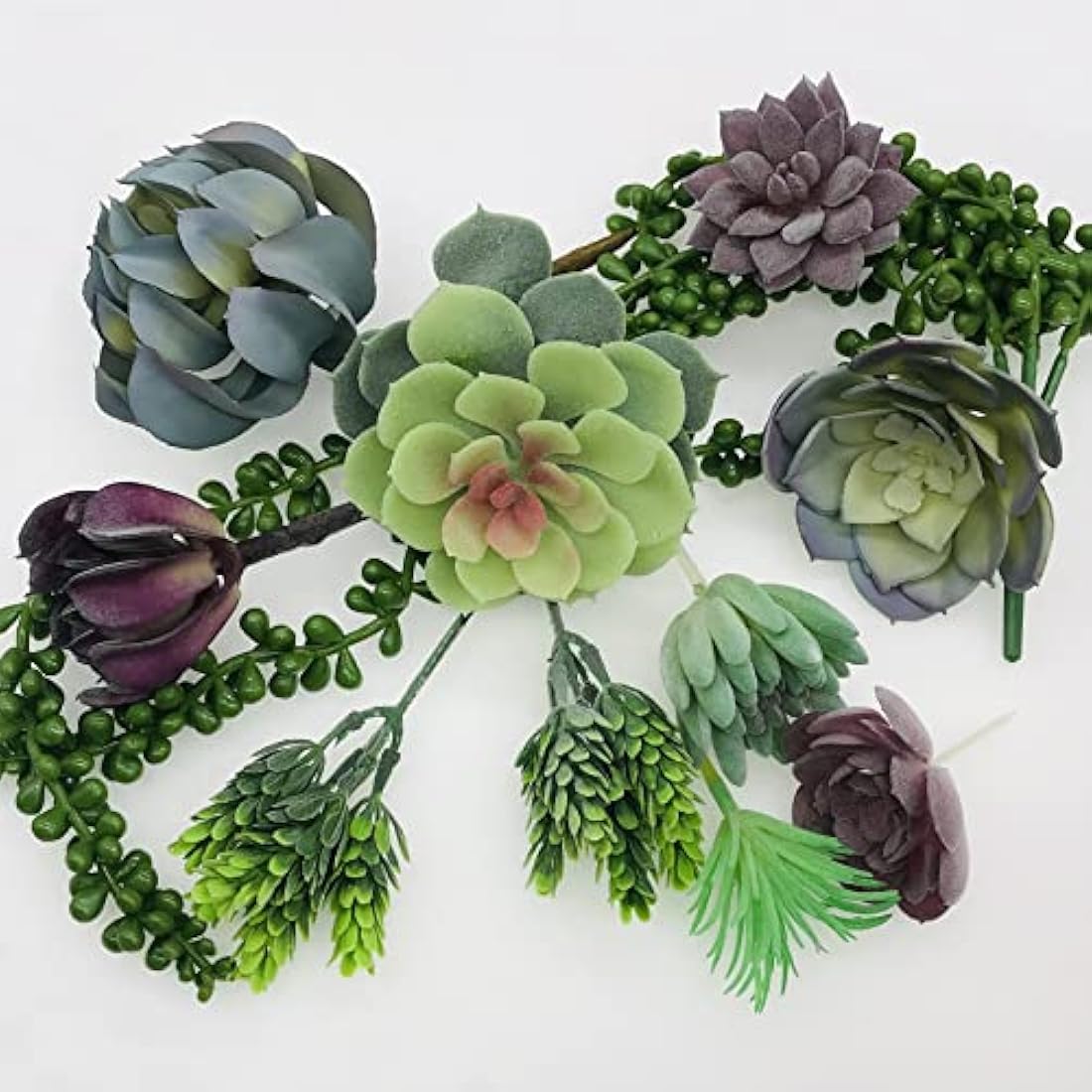 20 Pack Artificial Succulents – Realistic Faux Plants