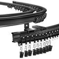 20FT Flexible Ceiling Curtain Track – Bendable Wall Mount Rail
