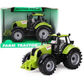 Jolof Store Friction Farm Tractor Toy with Opening Hood – 3 Colors