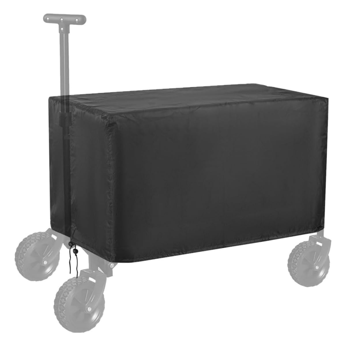 VOANZO Foldable Wagon Camping Trailer Cover, 420D Thickened Oxford Cloth Cover For Camping Trolley,Outdoor Waterproof 97x56x51cm 420D - image 5
