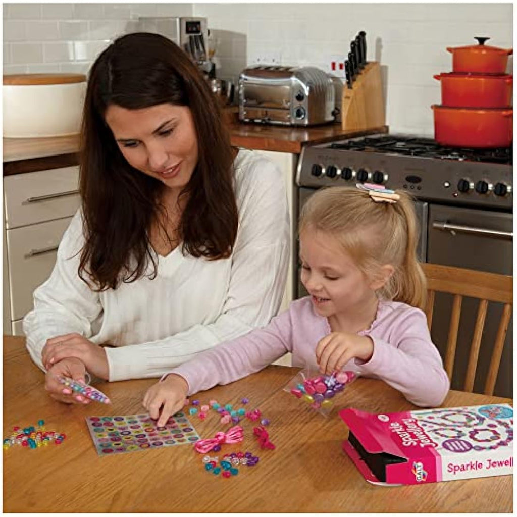 Galt Sparkle Jewellery Kit – Kids Necklace and Bracelet Making Set