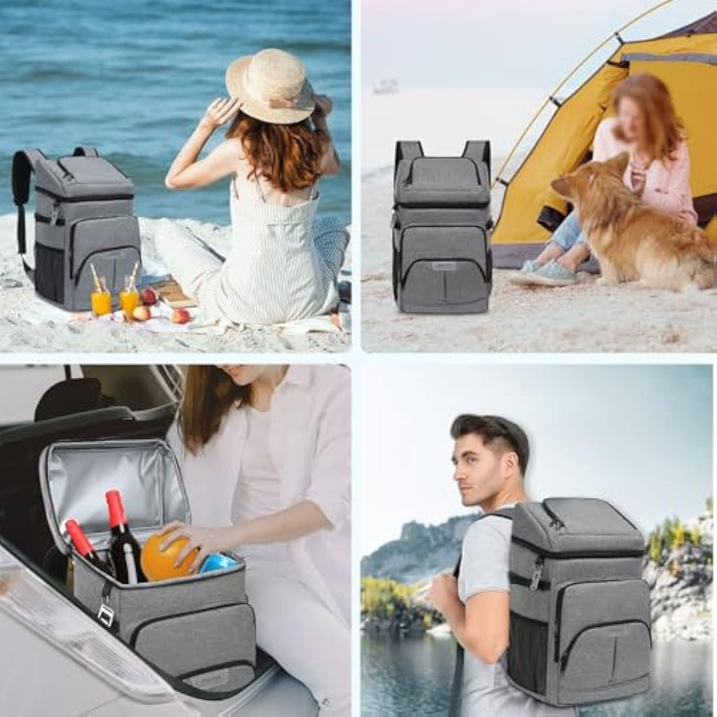 MOSISO Insulated Cooler Backpack – 40 Cans Large Leakproof Soft Bag