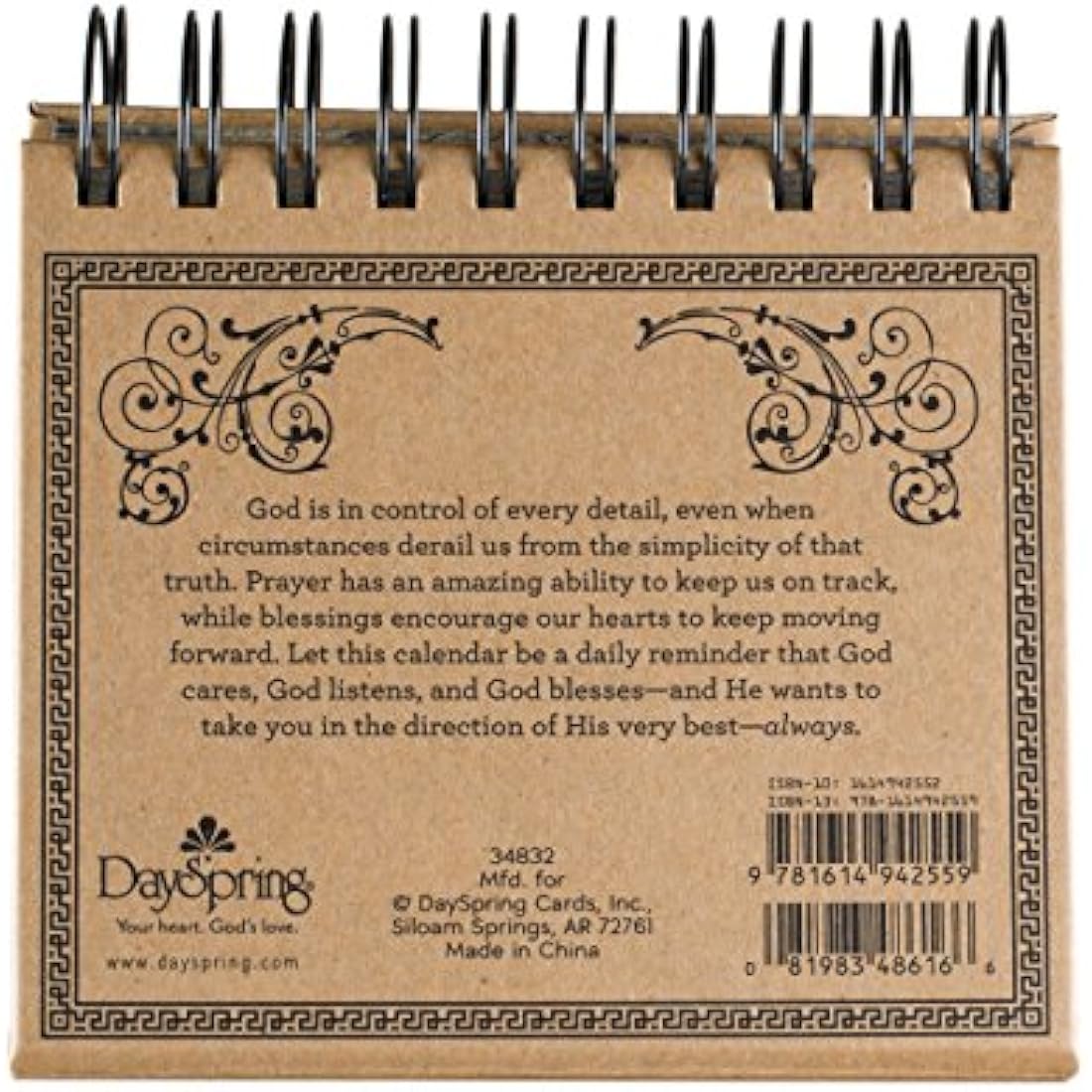 DaySpring Perpetual Calendar – Large Print Prayers and Blessings