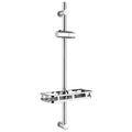 Auralum 70cm Shower Riser Rail - Adjustable 360°Swivel Shower Head Holder - Anti-Corrosion Premium Stainless Steel - image 1
