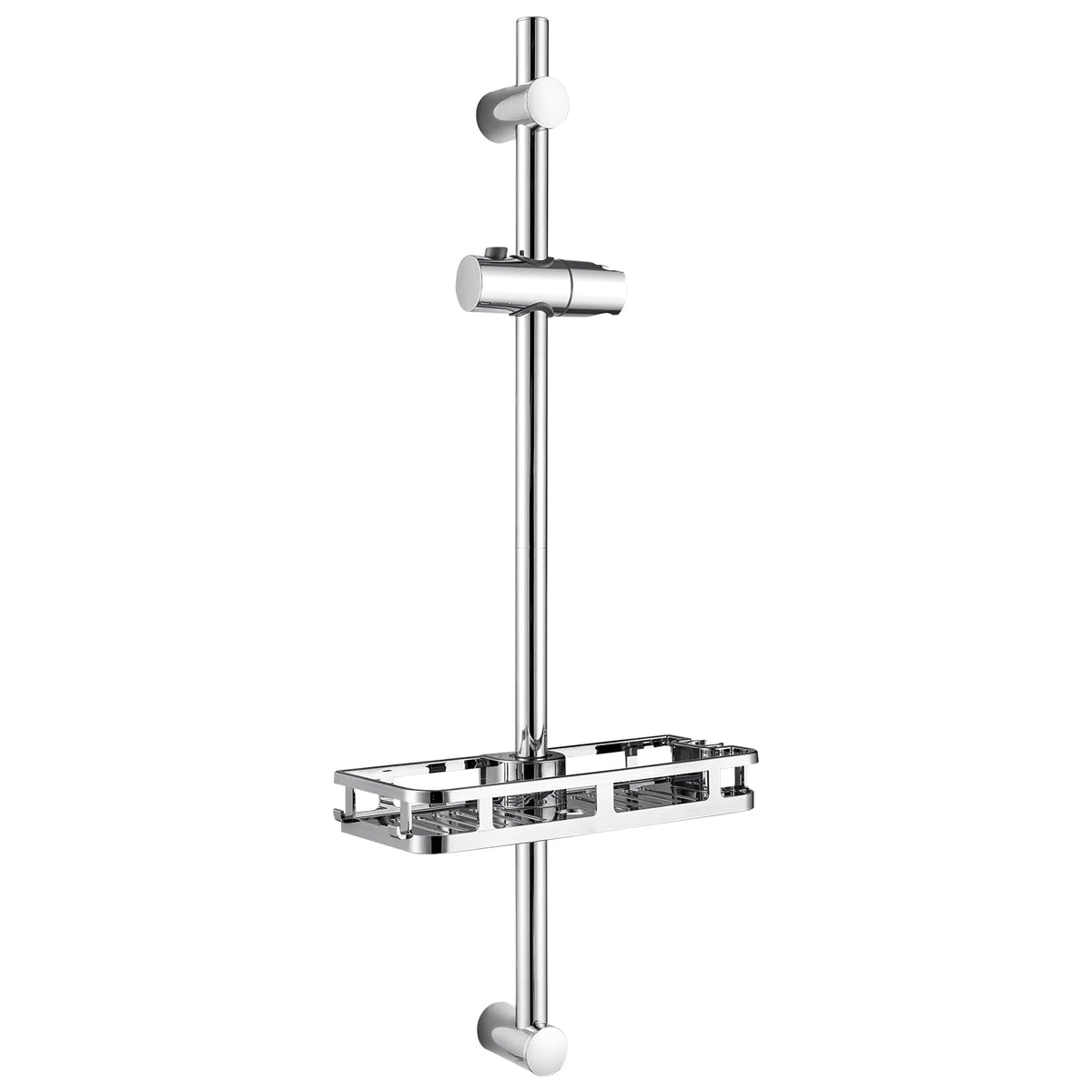 Auralum 70cm Shower Riser Rail - Adjustable 360°Swivel Shower Head Holder - Anti-Corrosion Premium Stainless Steel - image 1