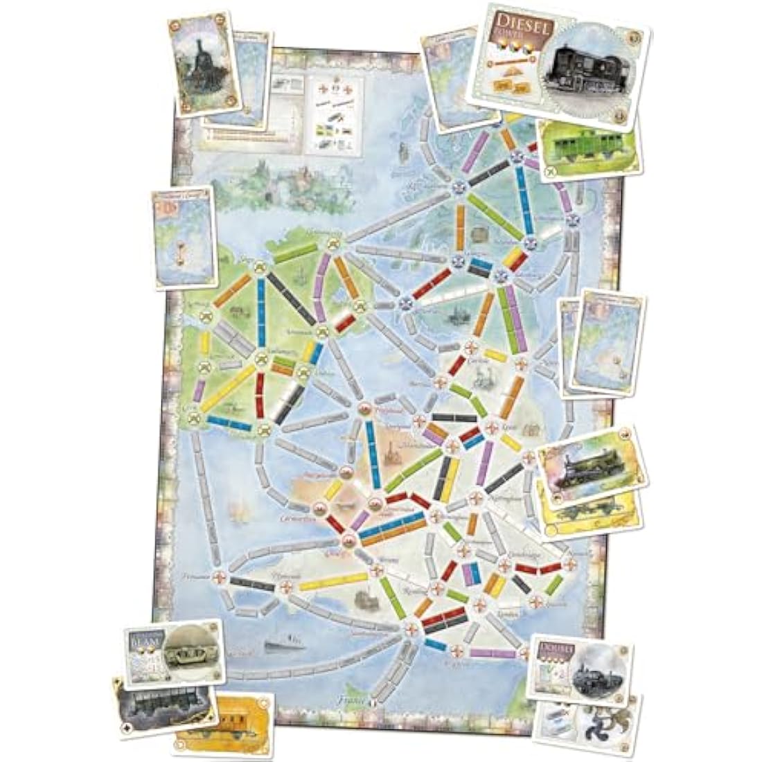 Days of Wonder Ticket to Ride: United Kingdom & Pennsylvania Expansion