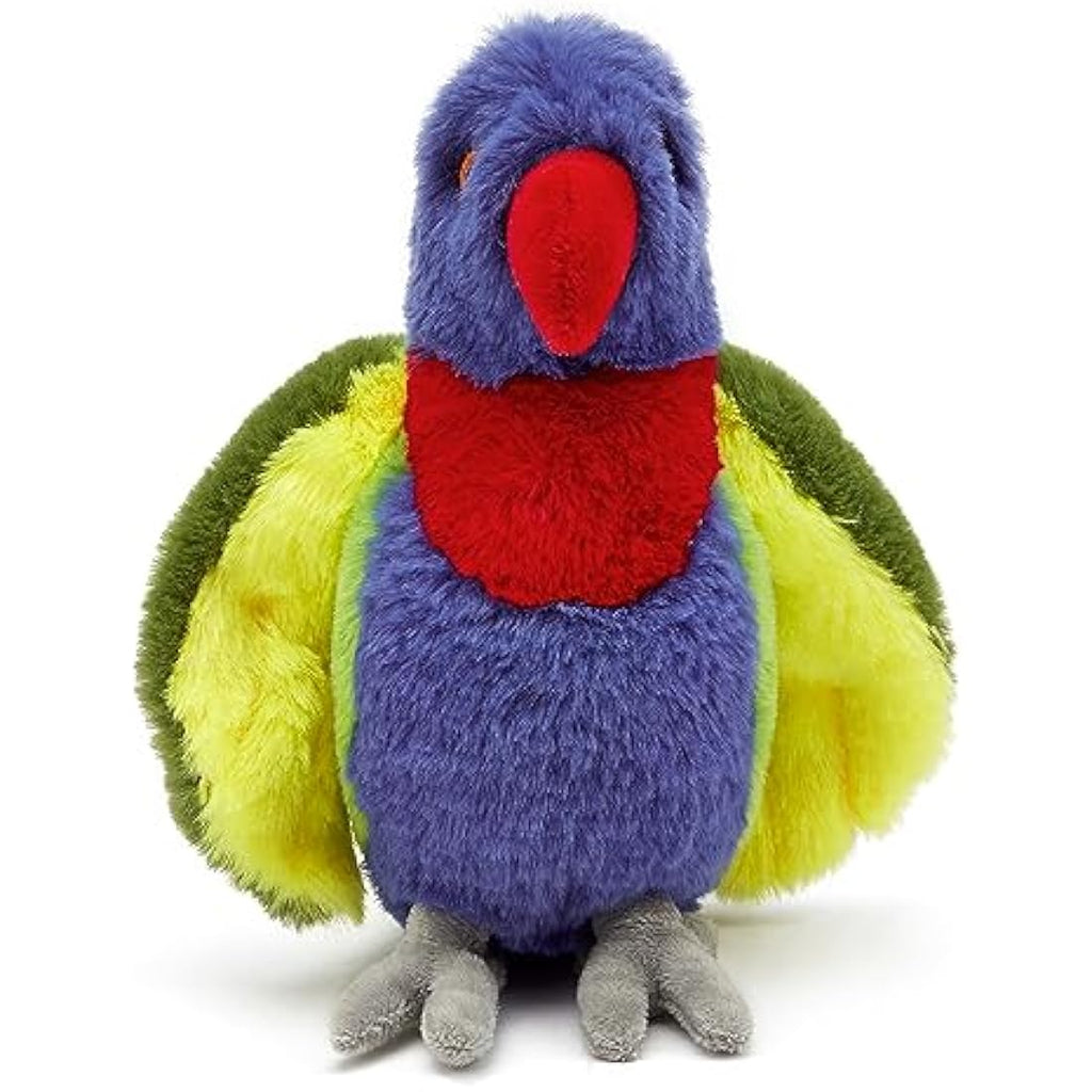 Zappi Co Rainbow Lorikeet Plush Toy – 100% Recycled Eco-Friendly 21cm