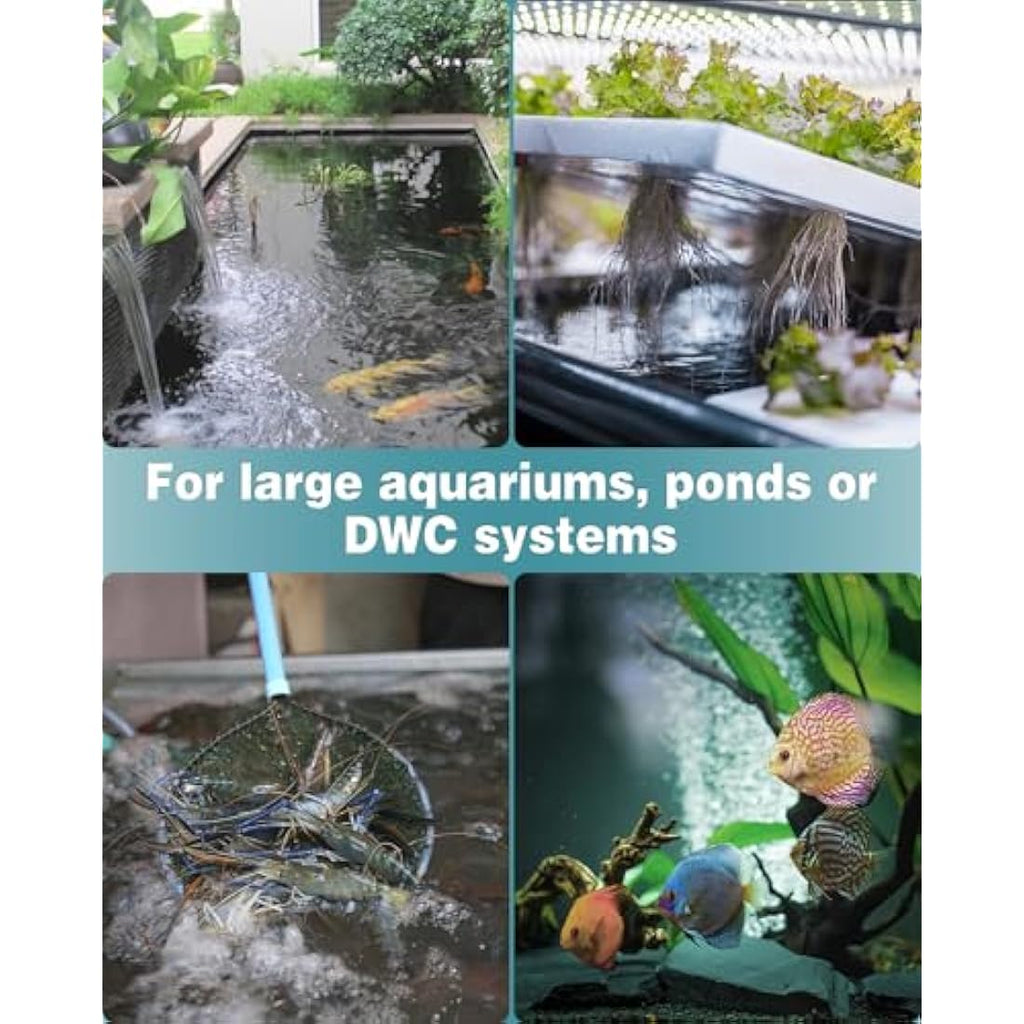 Pawfly 30cm Aquarium Air Stone Cylinder for Ponds & DWC Systems, 2 Pack