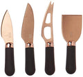 Taylors Eye Witness 4-Piece Rose Gold Cheese Knife Set with Slate Board
