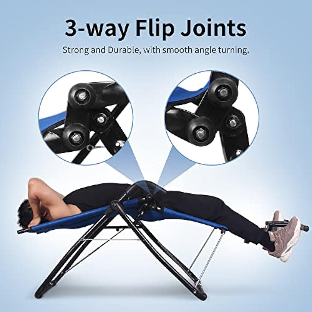 Leikefitness Ab Exercise Chair – Foldable Inversion Core Trainer