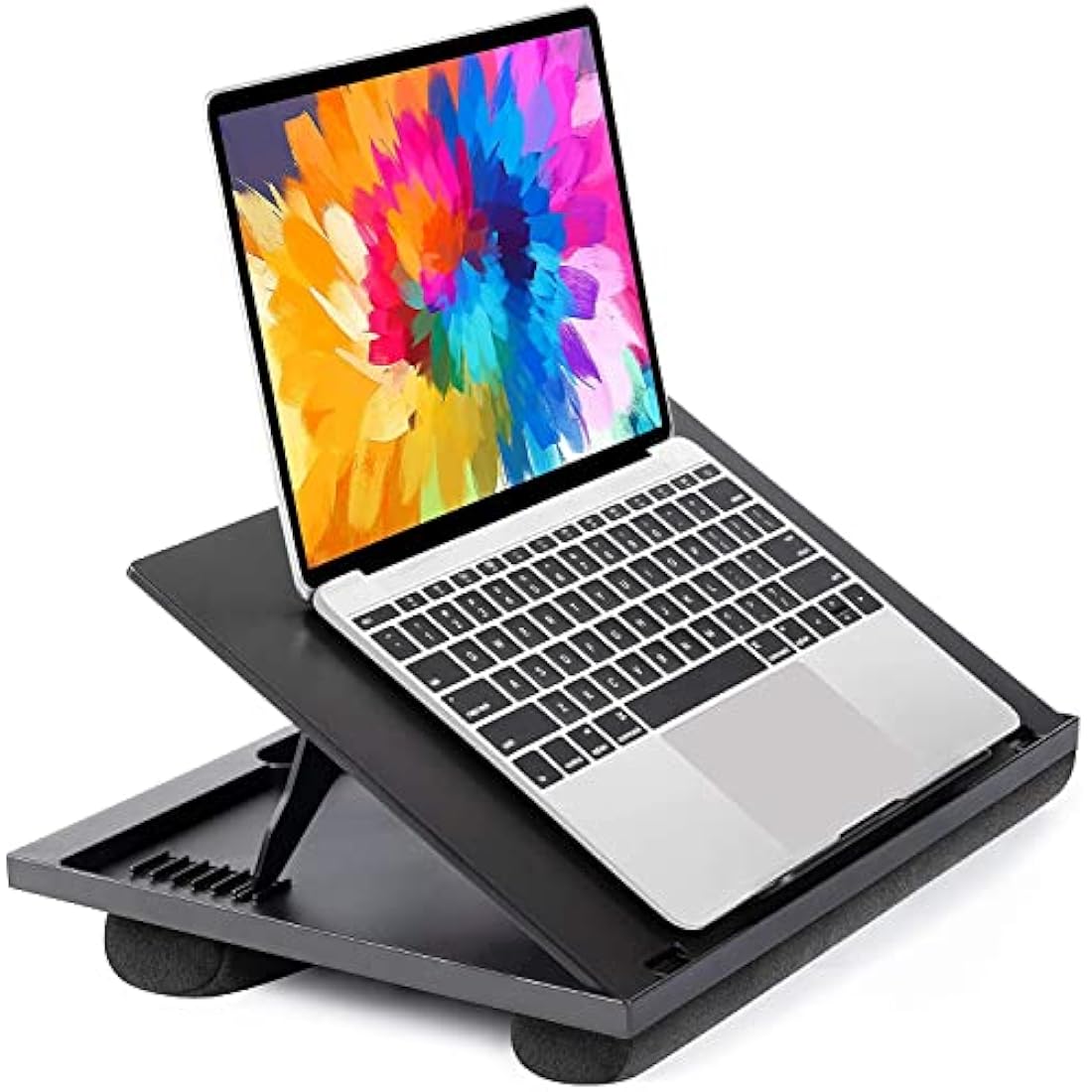 HUANUO Lap Desk – Adjustable Laptop Tray with Cushion for 15.6" PC