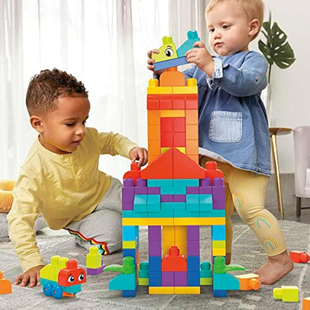 Mega Bloks Bigger Building Bag | 150 Piece Toddler Toy Set