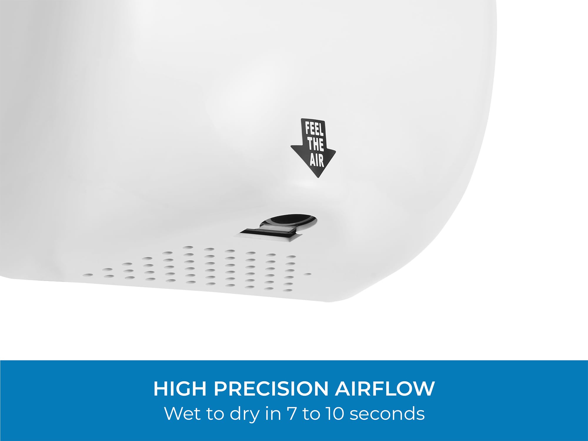 Bremmer Turbo Hand Dryer – High Velocity Eco Commercial Dryer (White)