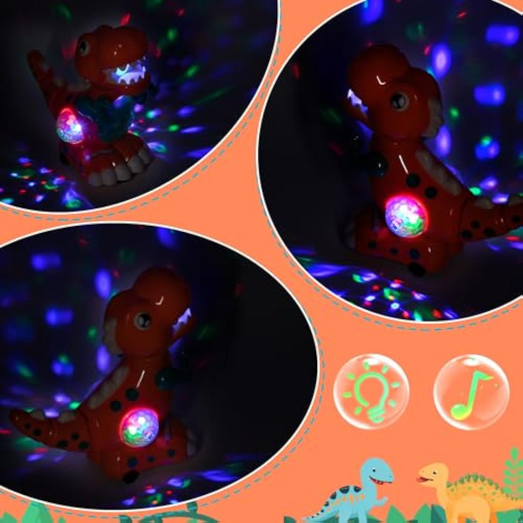 Jolof Store Musical Crawling Dinosaur Toy – Walking LED Dino for Toddlers