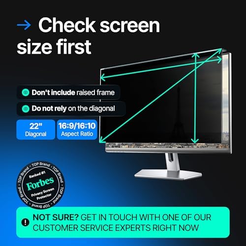 Jolof Store 22 Inch Computer Privacy Screen Filter – Acrylic Hanging Type