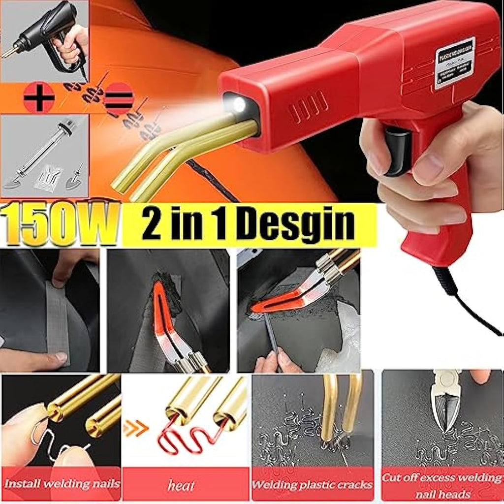 150W Plastic Welding Kit | Hot Stapler Car Bumper Repair Tool