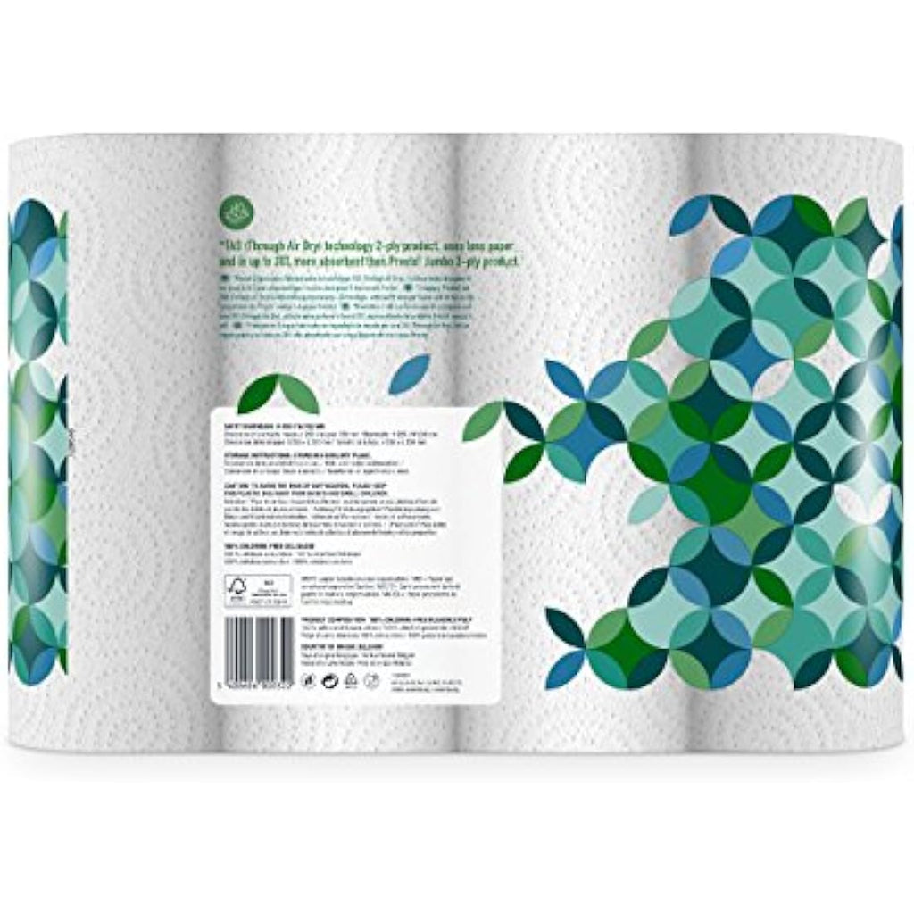 Presto! TAD Kitchen Roll – Extra Absorbent 2-Ply Paper, 32 Count