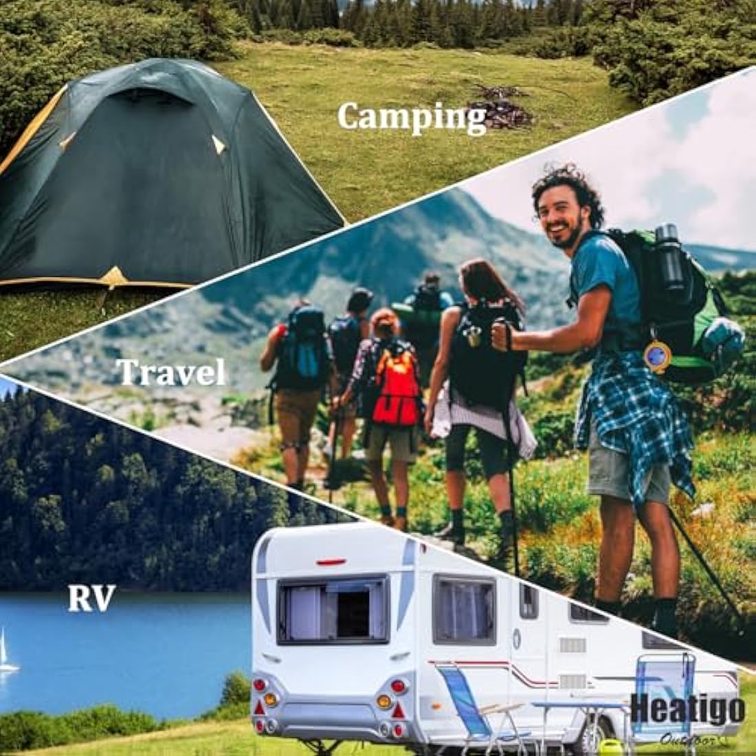 Heatigo 8M Retractable Clothes Line – Portable Camping Laundry Airer