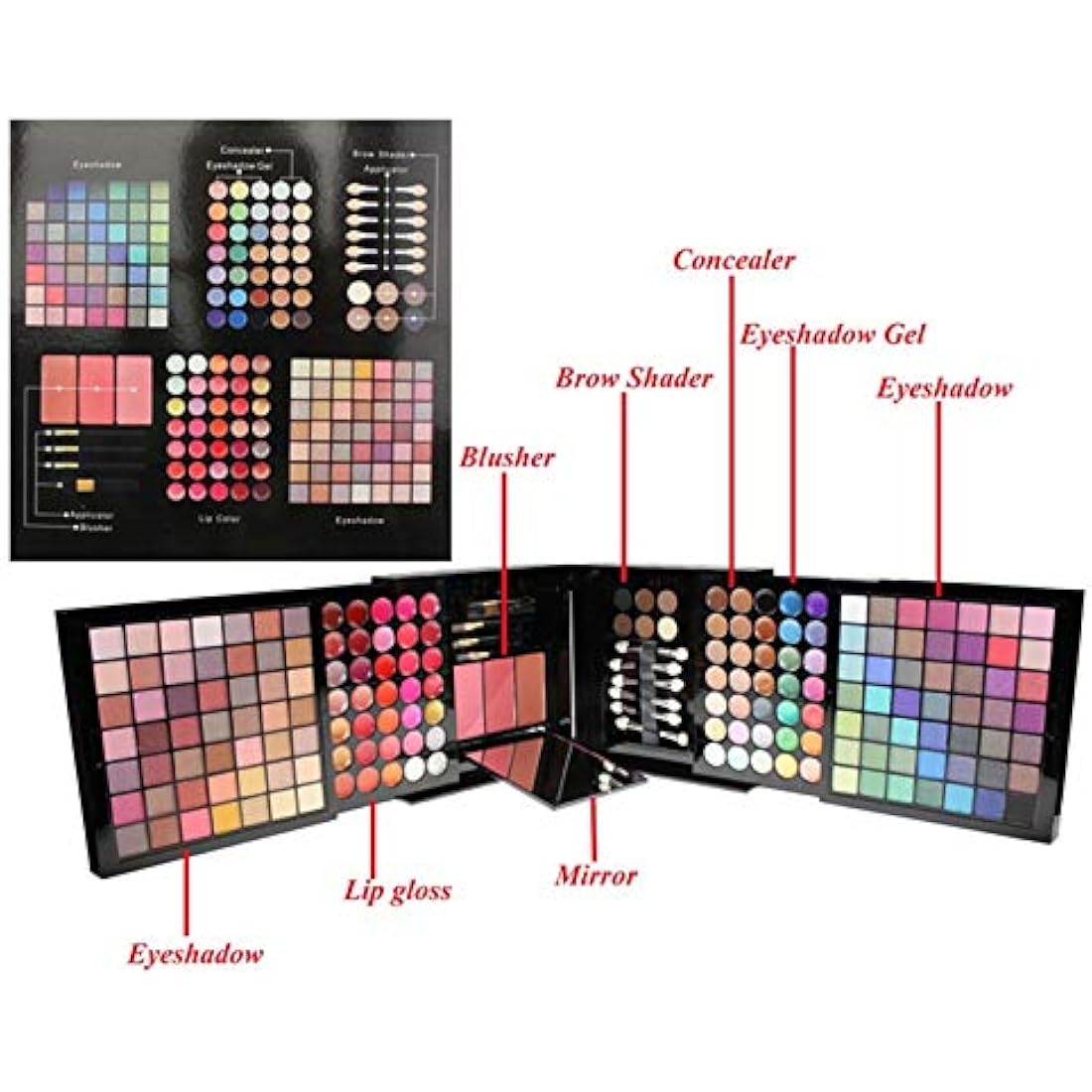 FantasyDay All-in-One Makeup Kit – 190 Color Professional Cosmetic Set