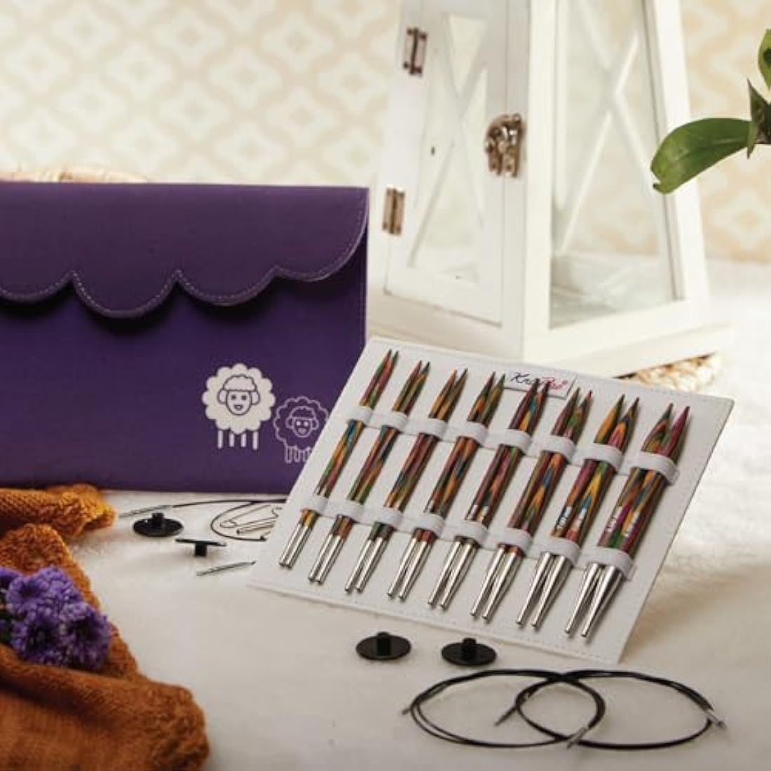 KnitPro Symfonie Deluxe Interchangeable Circular Needle Set | 8 Sizes