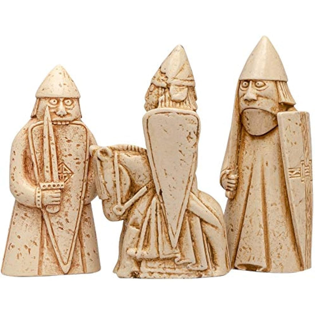 Isle of Lewis Replica Chess Pieces – Jolof Store Stone Resin Set