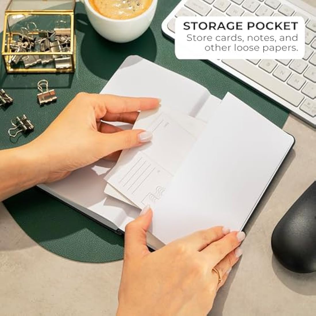 Clever Fox Password Book 2nd Edition - Hardcover Login Organizer, Black