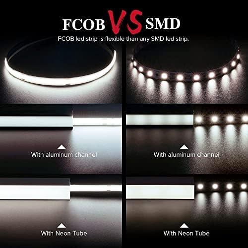 BTF-LIGHTING FCOB LED Strip | 4000K Natural White 10M High Density CRI90+