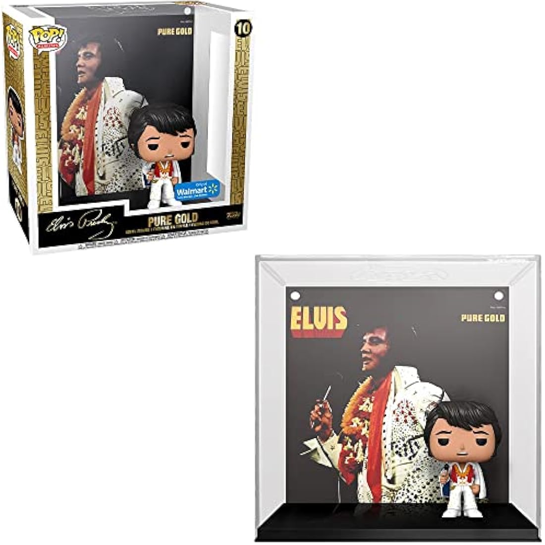 Funko Pop! Elvis Presley Pure Gold Vinyl Figurine with Protector Case