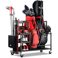 Jolof Store Extra-Large Golf Bag Storage Organizer – Rolling Steel Rack