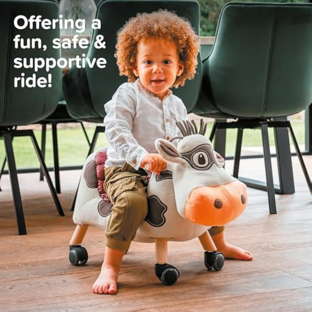 Little Bird Told Me Moobert Cow Ride On Toy – Wooden Toddler Toy
