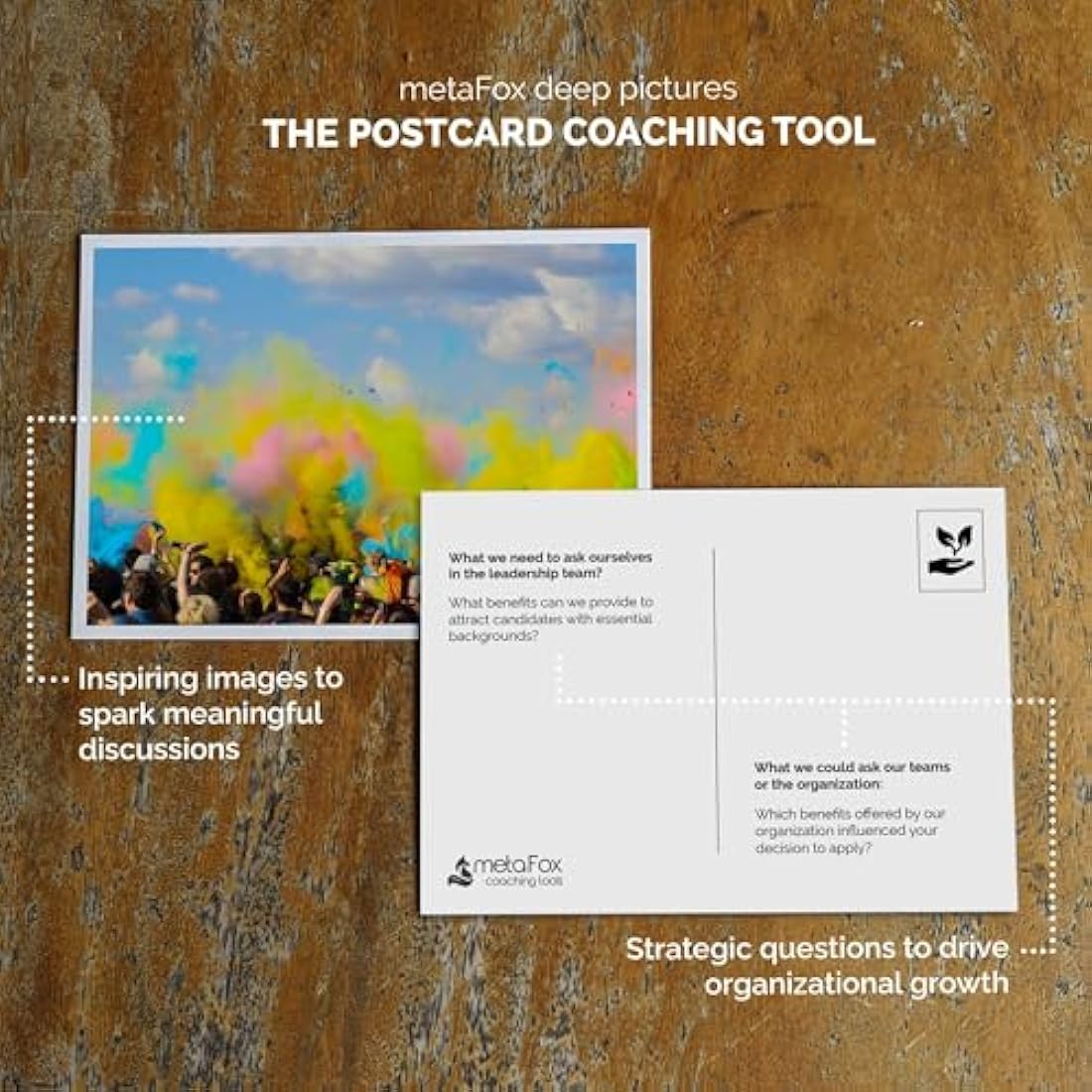 metaFox Putting People First Postcards – Eco-Friendly Artistic Set