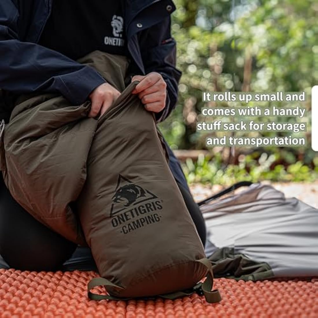 OneTigris Mummy Sleeping Bag – 3-Season Water Repellent Survival Gear