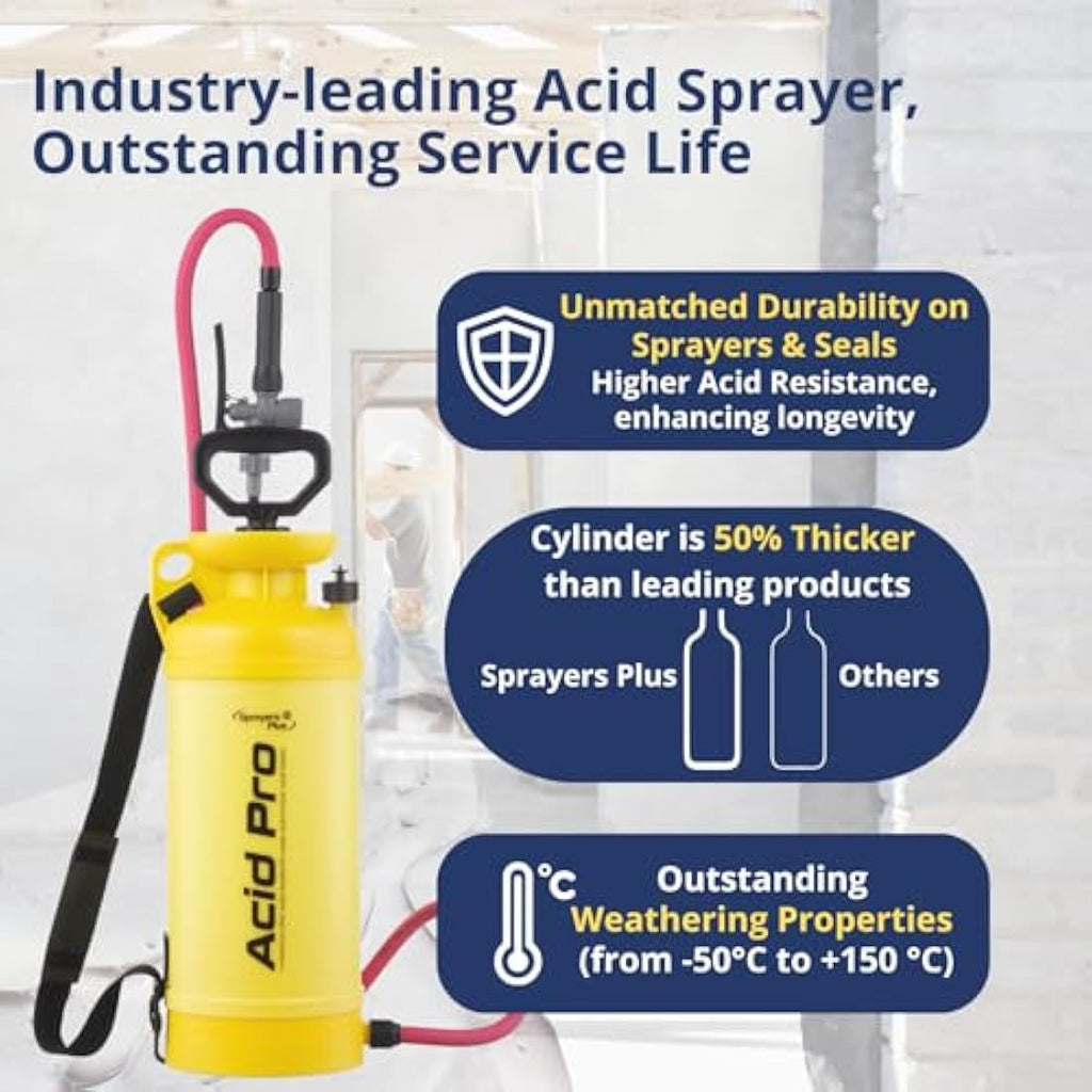 Sprayers Plus Acid Pro 2-Gallon Compression Sprayer | Chemical Resistant