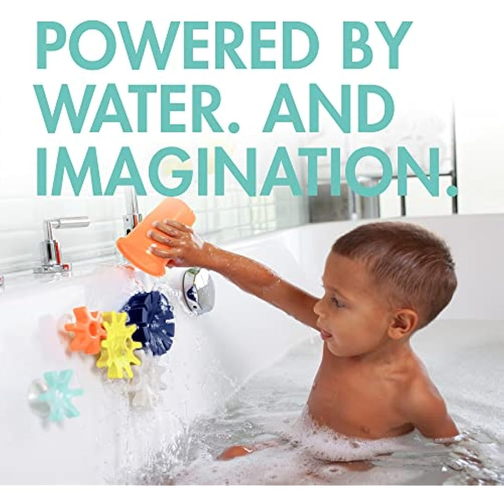 Boon Cogs Suction Bath Toy - 5pc Water Play Building Set for Toddlers