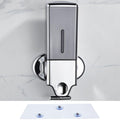 Jolof Store Wall Mounted Soap Dispenser – 500ml Grey Manual T-Bar