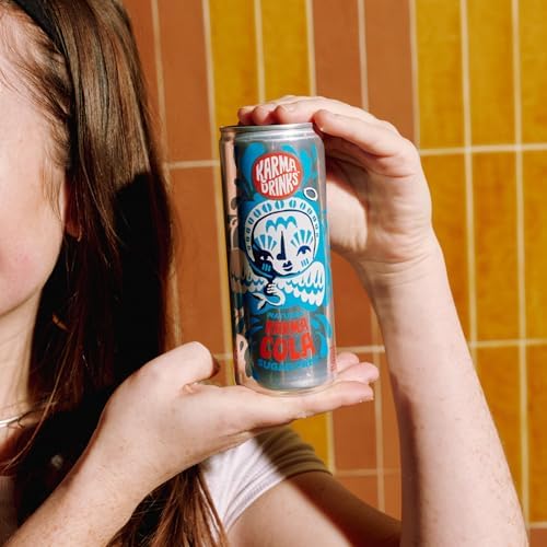 Karma Drinks Sugar Free Karma Cola – Natural Soft Drink (24 x 250ml)