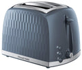 Russell Hobbs Honeycomb 2 Slice Toaster - Grey Textured High Gloss