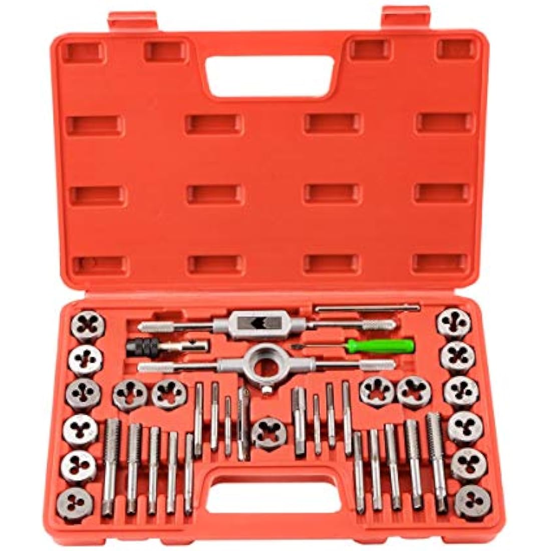 Gunpla 40-Piece Metric Tap and Die Set | Tungsten Alloy Steel Threading Kit