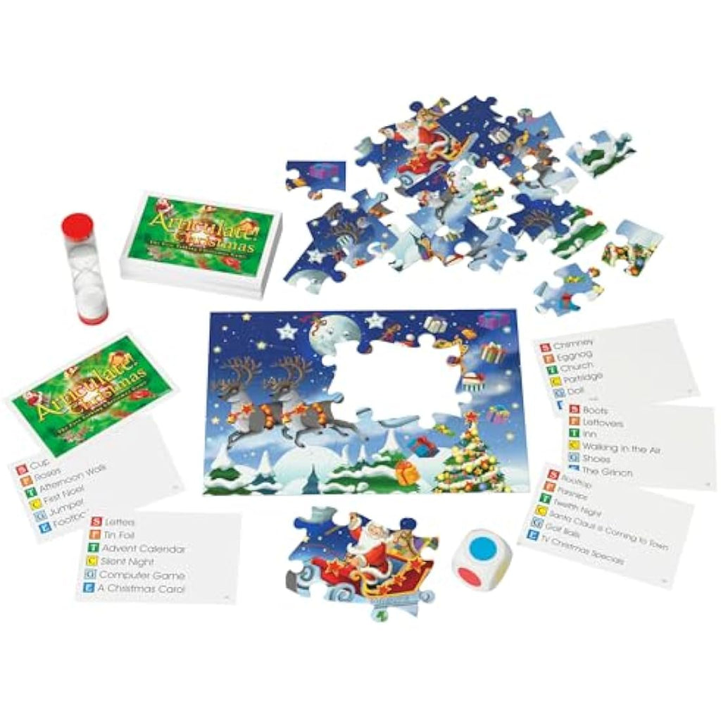 Drumond Park Articulate Christmas Board Game | Family Party Jigsaw Game