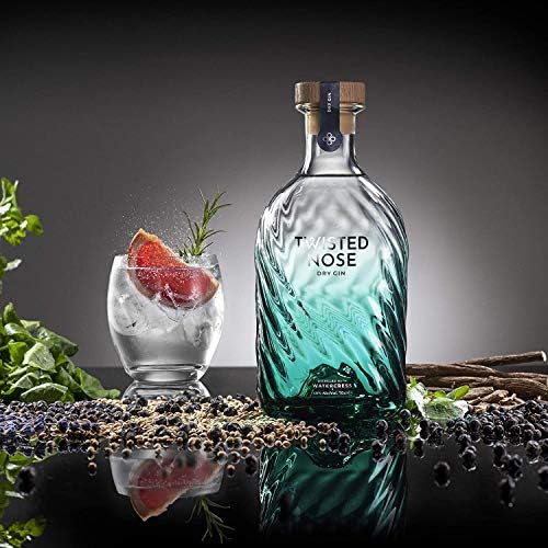 Twisted Nose London Dry Gin – Watercress Botanical Spirit – 70cl
