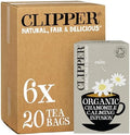 Clipper Organic Chamomile Tea Bags – 120 Caffeine-Free Herbal Sachets