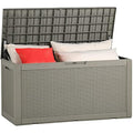 YITAHOME 380L Outdoor Garden Storage Box – Waterproof Lockable Deck Box