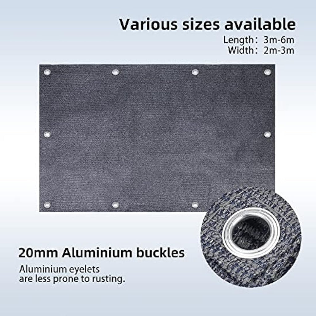 FoundGo Awning Carpet | Breathable HDPE Camping Mat with Pegs & Bag