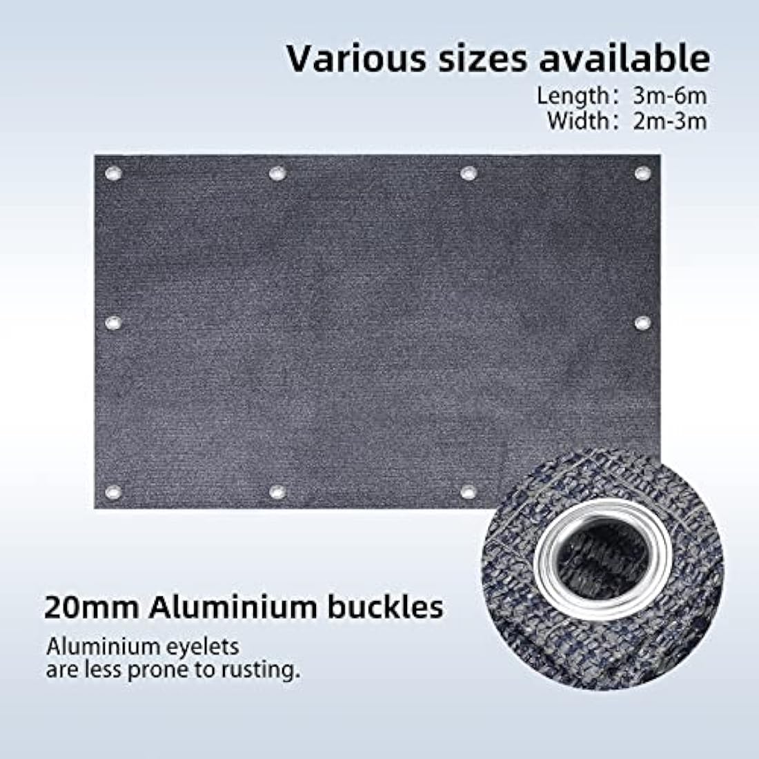 FoundGo Awning Carpet | Breathable HDPE Camping Mat with Pegs & Bag