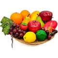 17-Piece Lifelike Artificial Fake Fruit Set for Home Decor