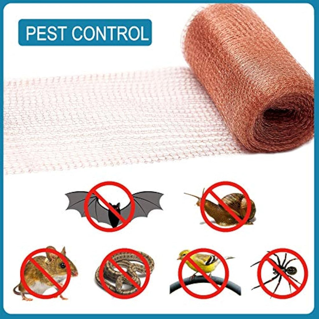Pure Copper Mesh – 20ft Rodent & Pest Control Wire Blocker