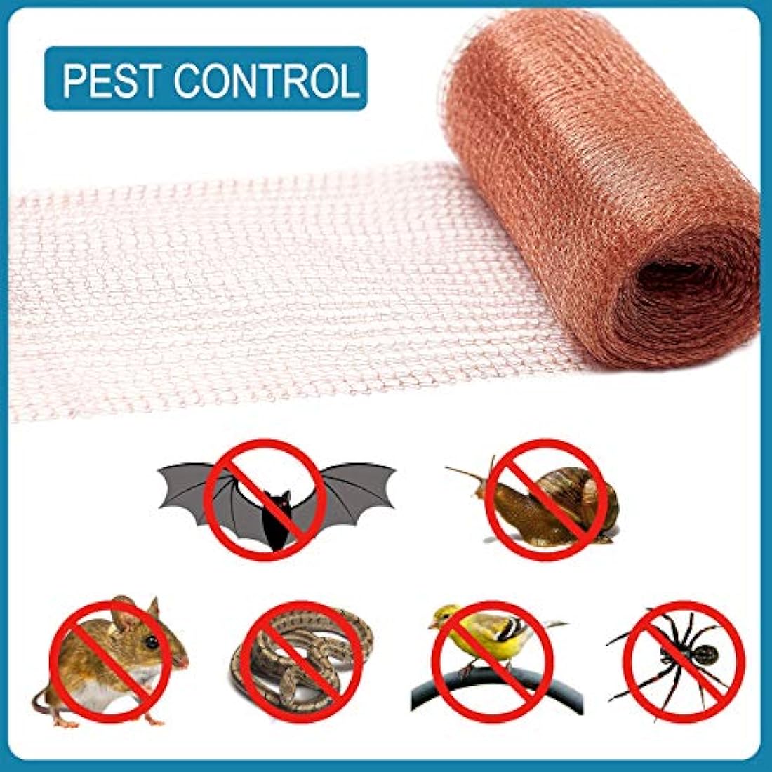 Pure Copper Mesh – 20ft Rodent & Pest Control Wire Blocker