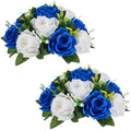 Artificial Flower Ball Centerpieces | 24cm Silk Rose 2-Pack