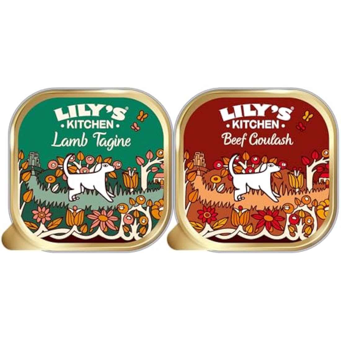 Lily’s Kitchen Wet Dog Food Trays – Beef & Lamb Multipack – 36 x 150g
