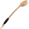 OWIIZI Back Scrubber Body Brush | 17" Long Wooden Handle Boar Bristles